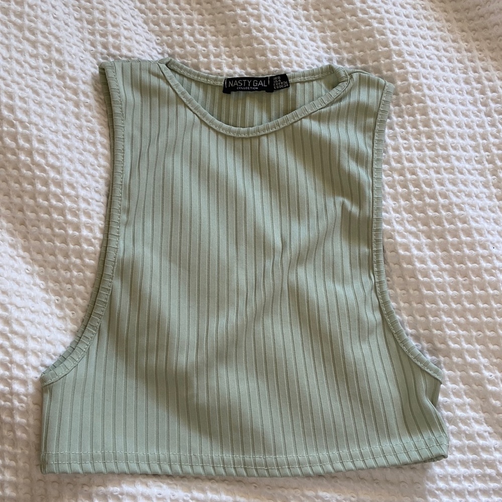 Light green tank top